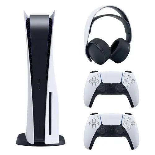 مجموعه کنسول بازی سونی مدل PlayStation 5 Drive ظرفیت 825 گیگابایت به همراه هدست و دسته اضافی (2) KNWyi3